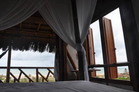 Nosso quarto na pousada Sabambugi, na praia do Sagi - RN